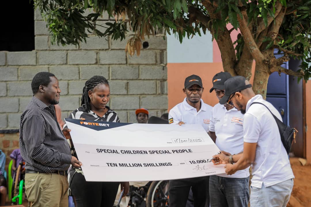 FORTEBET DONATES UGX 10M X-MAS GIFT TO NEEDY PWD FORTEBET DONATES UGX 10M X-MAS GIFT TO NEEDY PWD